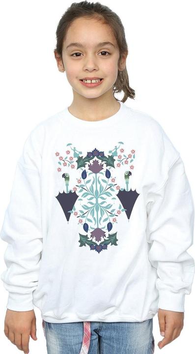 Produktbild Disney Mary Poppins Floral Collage Sweatshirt Mädchen (152, 158)