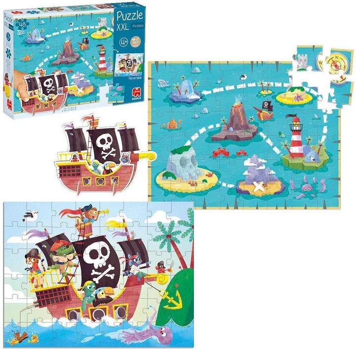 Produktbild Goula Puzzle Piraten XXL (48 Teile)