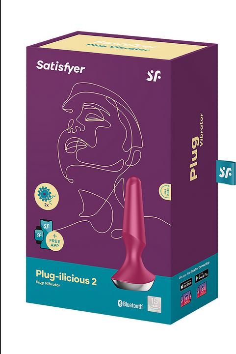 Produktbild Satisfyer Plug-ilicious 2 Plug Vibrator - Berry
