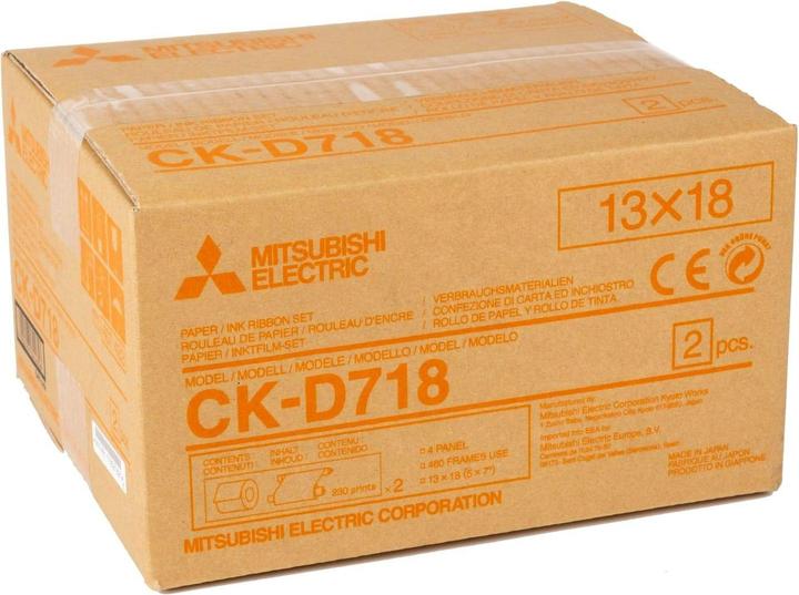 Mitsubishi Electric CK-D 718 13x18 cm 2x 230 Prints (13 x 18 cm, 460 x)
