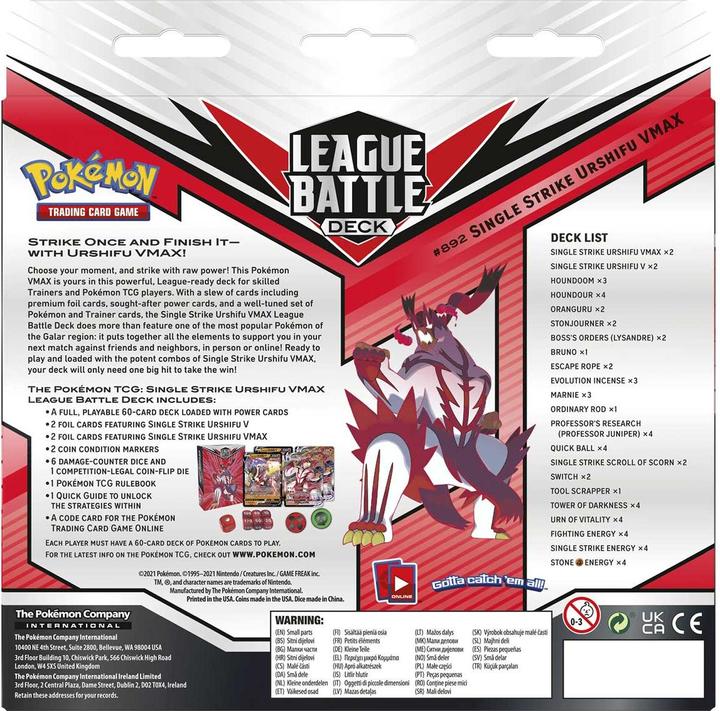 Immagine prodotto Pokémon League Battle Decks (Inglese, Ponte)