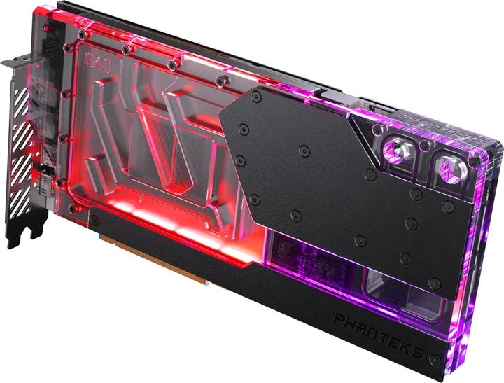 Productafbeelding Phanteks Glacier G40 RTX 4080/90 waterblok incl. backplate voor Gigabyte, D-RGB - zwart