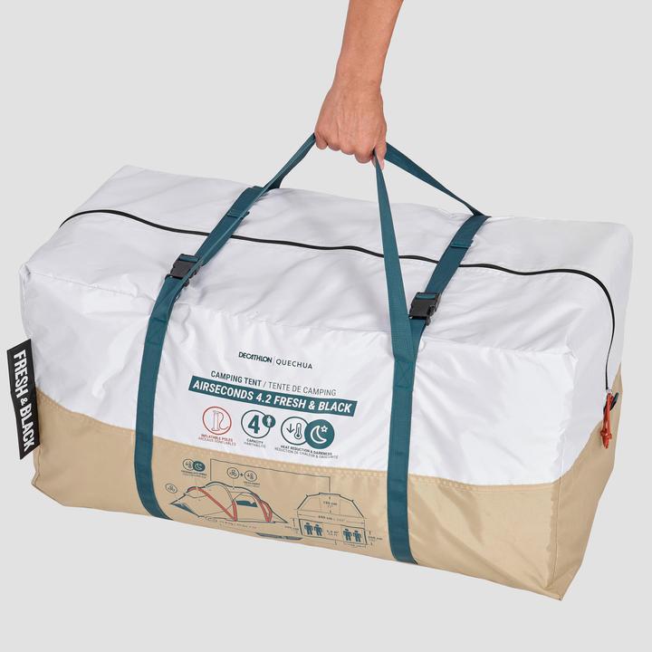 Immagine prodotto Quechua Air Seconds Fam 4 2xl Fb (Tenda gonfiabile, 18.50 kg, 4 persone)