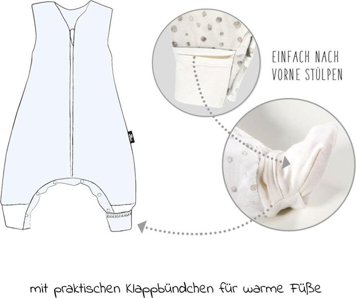 Produktbild Alvi Schlafsäcke Schlafsack mit Füssen 4 Season Sleep Overall Mull -