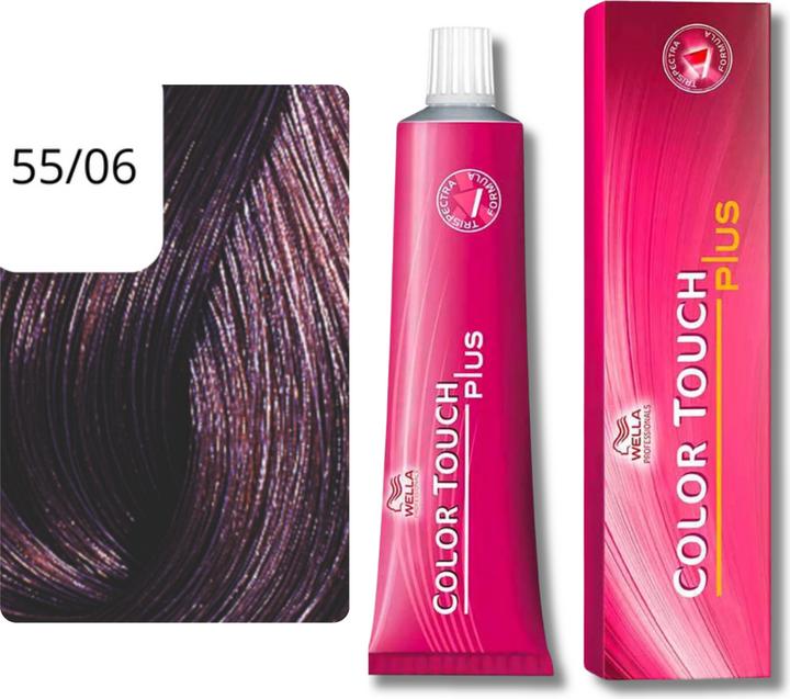 Actual product image Wella Color Touch Plus (55/06 light brown intensive natural-violet)