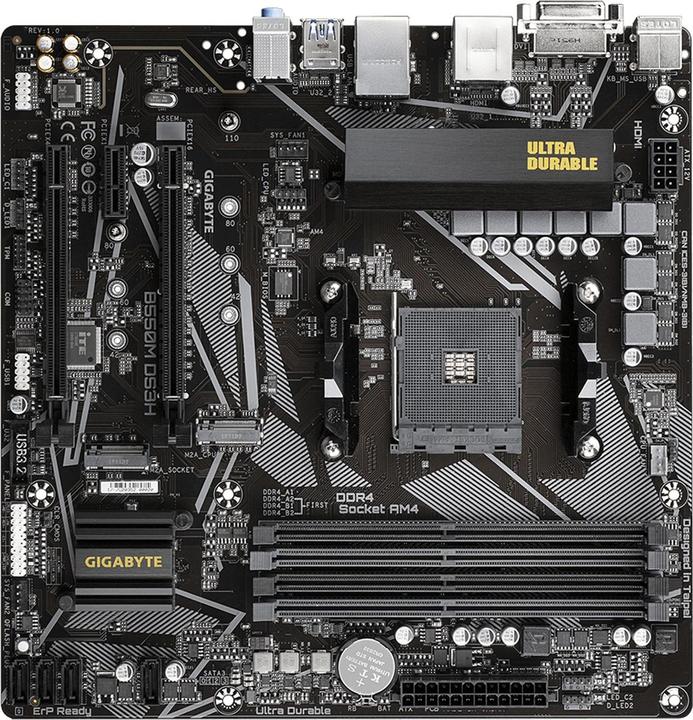 Immagine prodotto Gigabyte B550M DS3H (AM4, AMD B550, mATX)