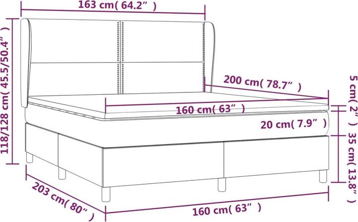 Immagine prodotto VidaXL Denise (160 x 200 cm, 160 x 200 cm)