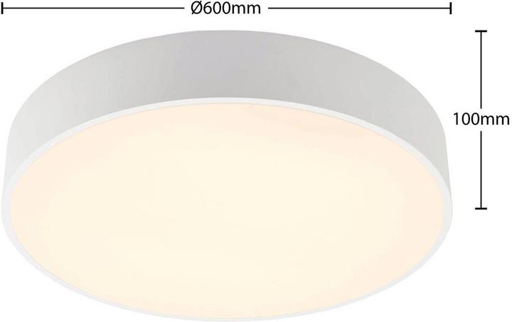 Actual product image Arcchio Noabelle LED-Deckenlampe, weiss, 60 cm (3900 lm)