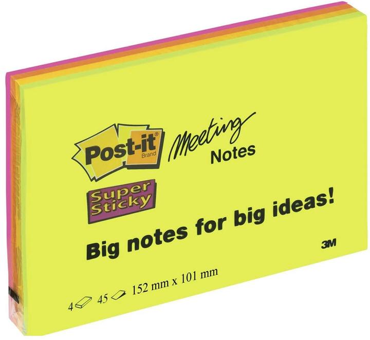 Productafbeelding Post-it Super kleverige grote notities (152 x 101 mm)