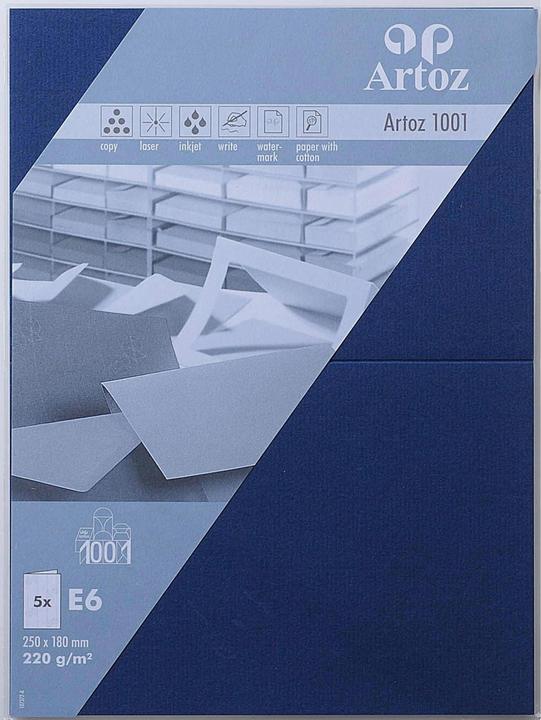 Immagine prodotto Artoz 1001 carte cl.blu (12,5 x 18 cm, 220 g/m², 5 x)