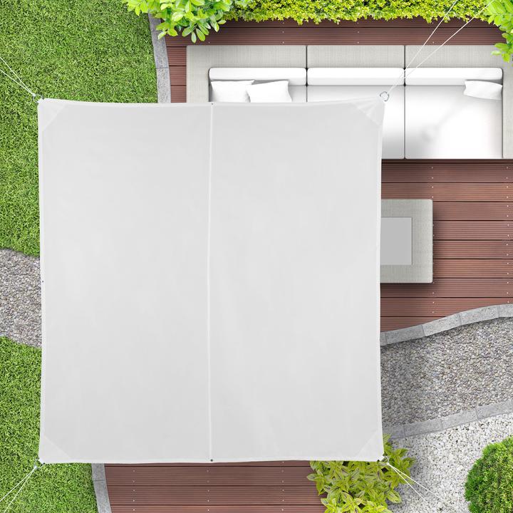 Immagine prodotto Relaxdays Tenda a vela quadrata parasole (400 x 400 x 0,5 cm)