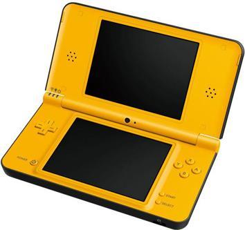 Actual product image Nintendo DSi XL Yellow -D-