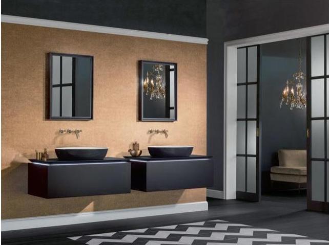 Produktbild Villeroy & Boch Aufsatzwaschbecken Artis 61 cm oval weiss/coal black 419861BCT8 (410 mm, 610 mm)