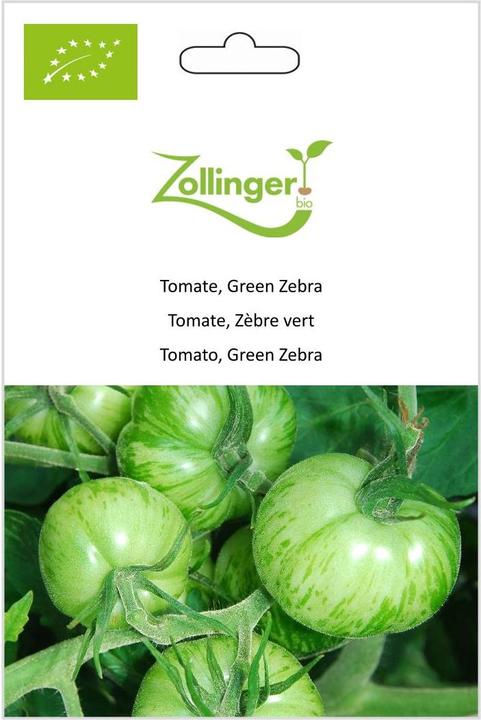 Image du produit Zollinger Bio Tomate, Green Zebra (Graines de légumes)