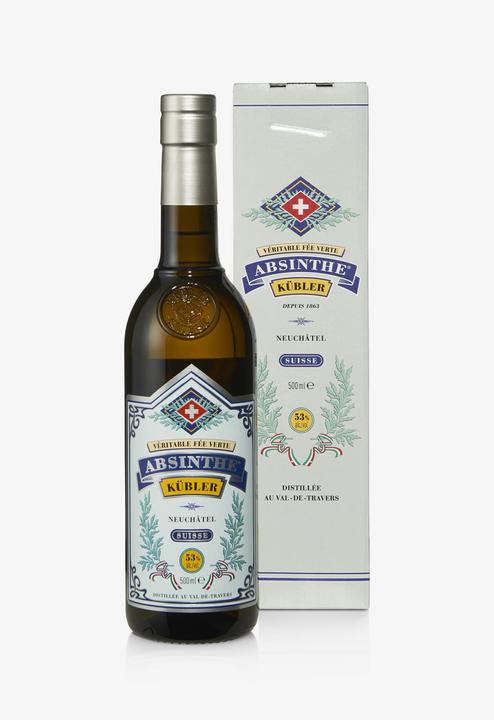 Produktbild Kübler Absinthe (18 Jahre, 53 %, Schweiz, 1 x 50 cl, Absinth)