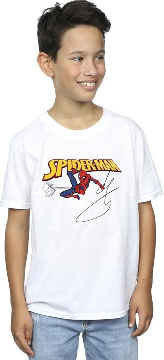 Actual product image Boys Spider-Man With A Book T-Shirt (152, 158)
