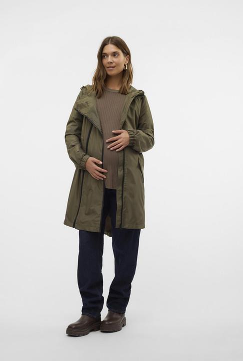 Actual product image Mamalicious Stand-up collar Elasticated cuffs Coat jacket (S)