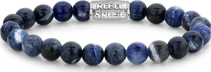 Rebel & Rose Stones Only Midnight Blue Bracelet (17.50 cm, Edelstahl)