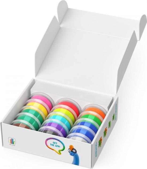 Actual product image Hey Clay dinosaur set 15-pack 15 tins 15016CEE15