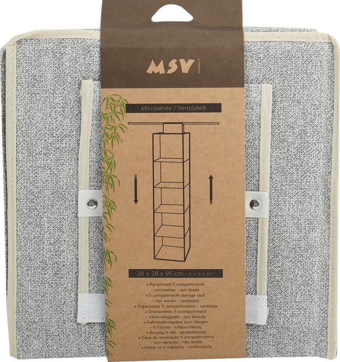 Produktbild MSV PENDERIE POUR PULL 28X28X95CM GRIS