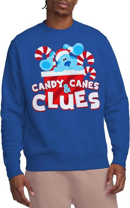 Produktbild Blue's Clues & You! Clues Sweatshirt weihnachtliches Design (M)