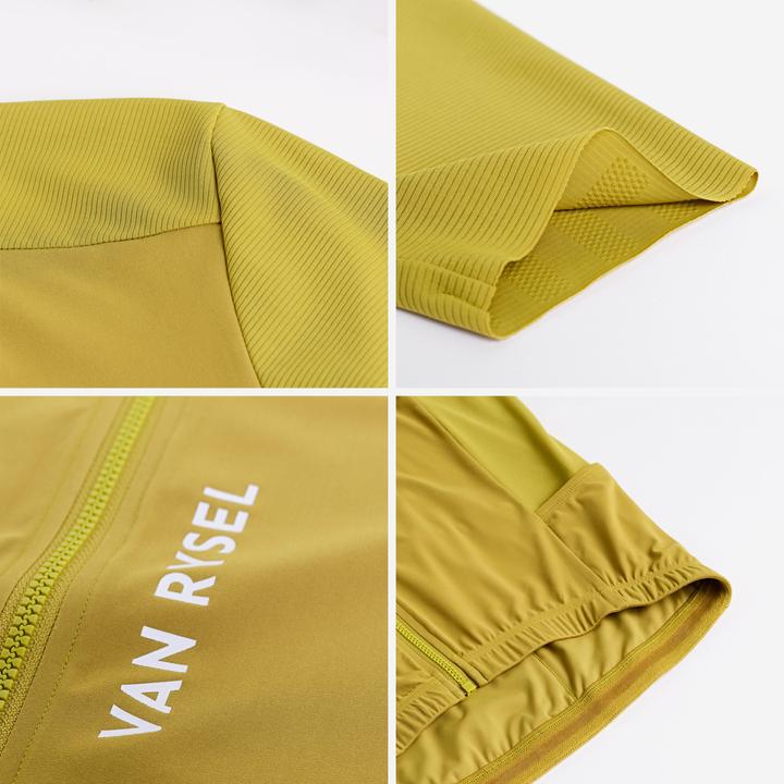 Actual product image Van rysel Radtrikot Rennrad kurzarm Sommer Unisex Racer 2 Khaki (XS)