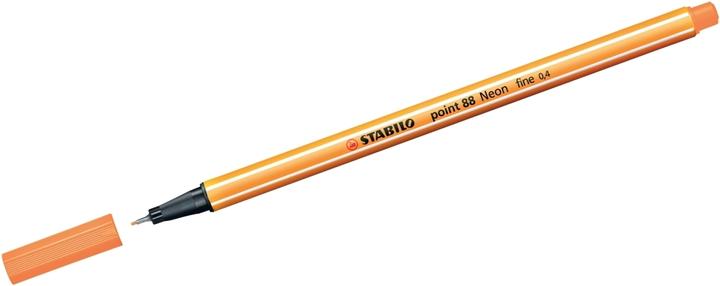 Actual product image STABILO point 88 Fineliner (Neon orange, 1 x)
