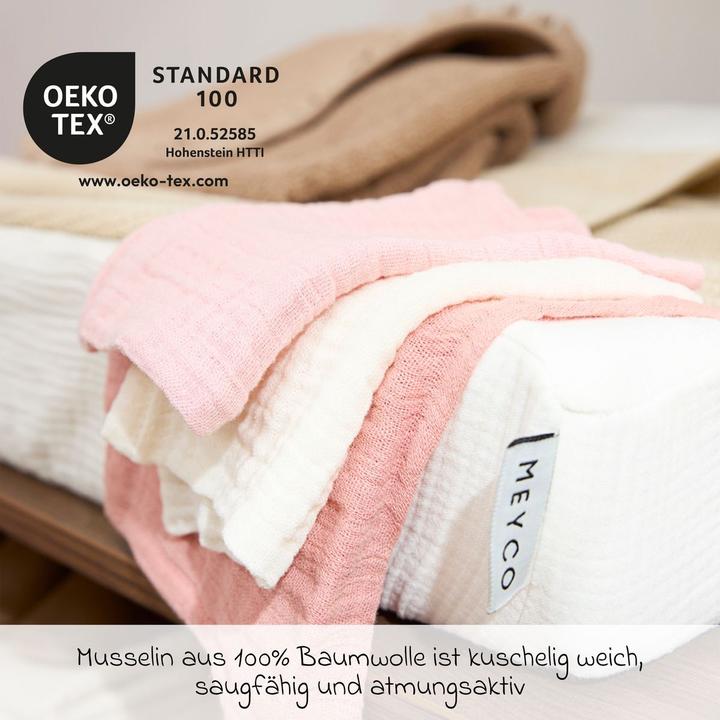 Productafbeelding Meyco Pre-Washed Musselin Waschhandschuhe