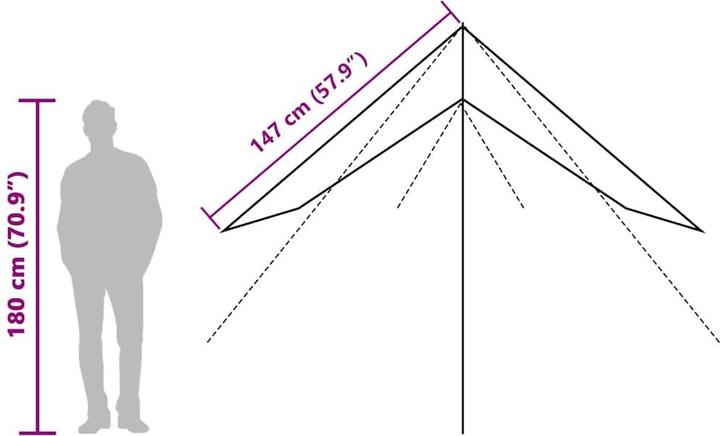Actual product image VidaXL Waterproof tarp (Tarp, 1.75 kg)