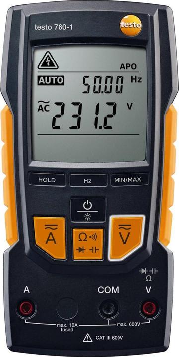 Image du produit Testo Multimètre portable numérique 760-1 (CAT IV 300V, CAT III 600V)
