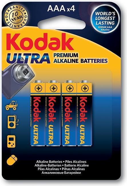 Actual product image Kodak Ultra Premium Single-use battery AAA Alkaline - Battery (4 pcs., AAA)