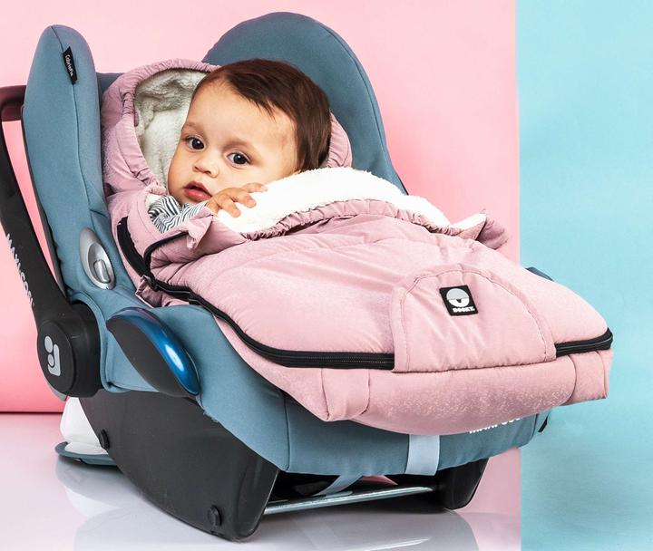 Actual product image Dooky Footmuff 0-9 months, Frosted Pink Sapphire