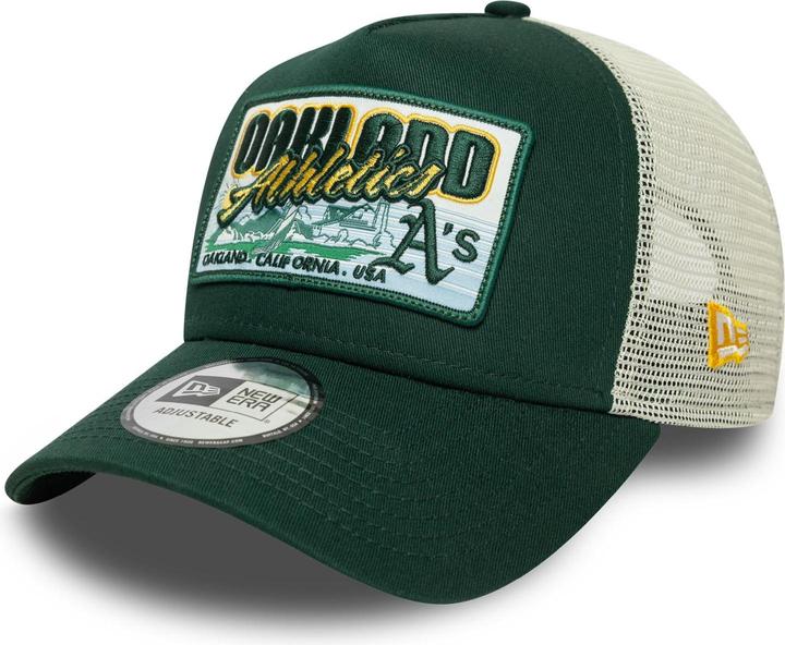 Immagine prodotto New Era A-Frame Trucker Cap - MLB Patch Oakland Athletics (Taglia unica)