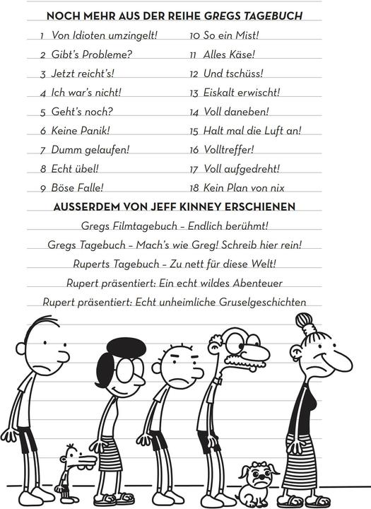 Actual product image Gregs Tagebuch (German, Jeff Kinney., 2024)