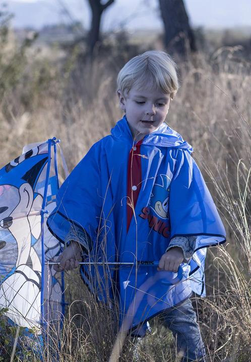 Actual product image Cerda Raincoat Poncho - Sonic (2400000732) (3, 4)