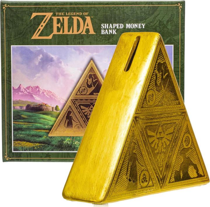 Actual product image Pyramid THE LEGEND OF ZELDA - Triforce - Tirelire 17.5cm