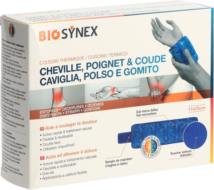 Actual product image Biosynex Kalt Warm Kompresse 11x35cm Knöchel Ellenbogen Handgelenk (1 x, 1105 ml, 338 g)