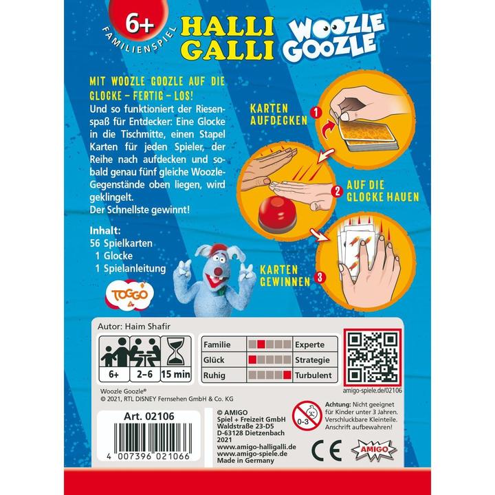 Actual product image Amigo Halli Galli Woozle Goozle (German)