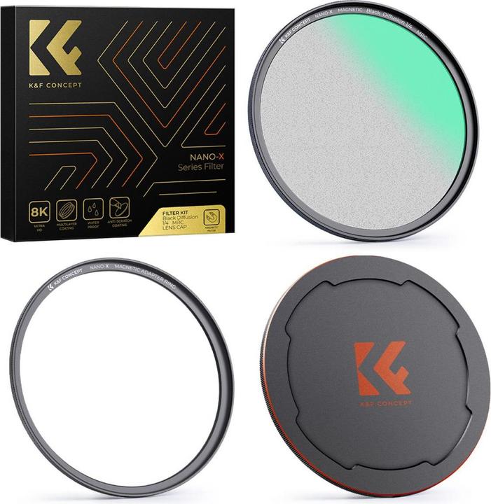 Produktbild K&F Concept Magnetic 1/4 Black Mist Filter Nano X 49mm (KF-1816) (49 mm)