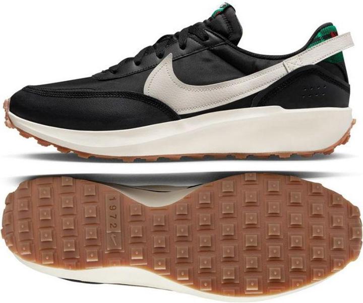 Nike WAFFLE DEBUT PREMIUM MEN" BLACK/PALE IVORY-BLACK-UNIVERS Grösse: 10 (44)