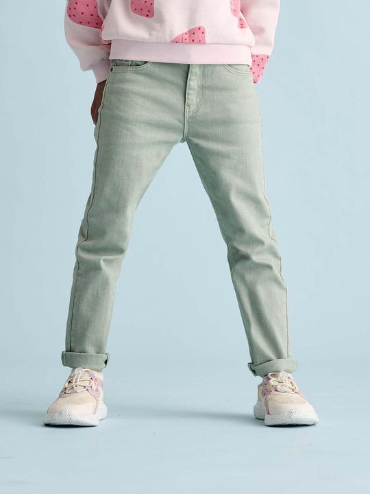 Image du produit Vertbaudet Mädchen Slim-Fit-Hose, Hüftweite REGULAR (128)