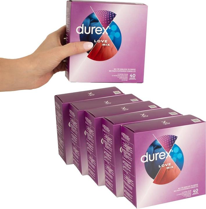 Image du produit Durex Love Mix 40pcs Paquet avantage (240 pcs)