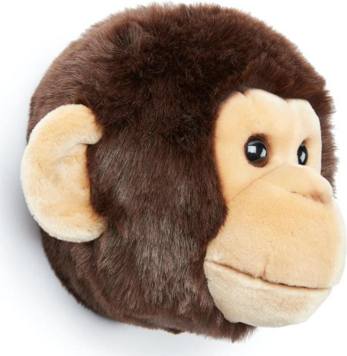 Actual product image Wild & Soft Animal head monkey Joe (30 x 30 x 25 cm)
