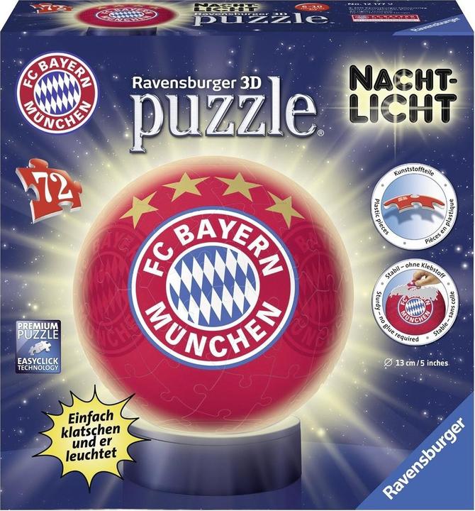 Produktbild Ravensburger Nachtlicht - FC Bayern München (72 Teile)
