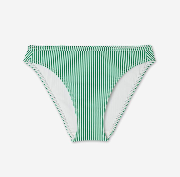 Produktbild Olaian Bikini-Hose Damen gestreift Nina grün/weiss (40, 42)