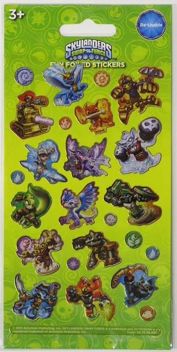 Actual product image Skylanders SwapForce Foil Stickers