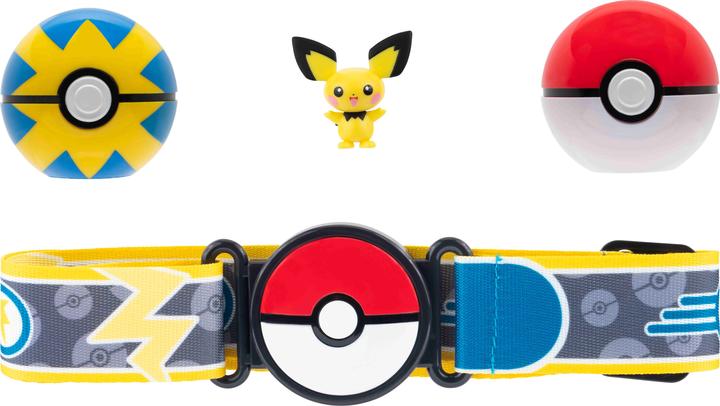 Immagine prodotto Jazwares Pokémon Clip'n'Go Cintura Poké Set Pokéball, Flottball e Pichu