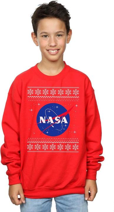 Actual product image Nasa Boys Classic Fair Isle Sweatshirt (128)