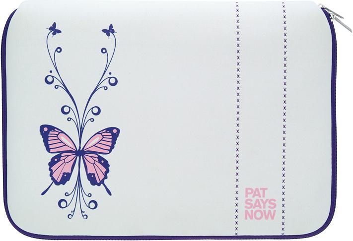 Produktbild Pat Says Now Laptop Sleeve Butterfly 10"-11" Notebooktasche (10 Zoll) Schutzhülle