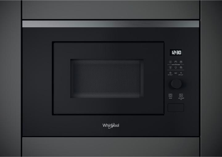 Whirlpool WMF201G Mikrowelle Integriert Grill-Mikrowelle, Edelstahl (20 l)